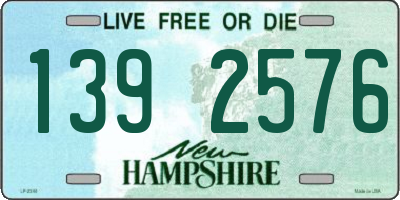 NH license plate 1392576