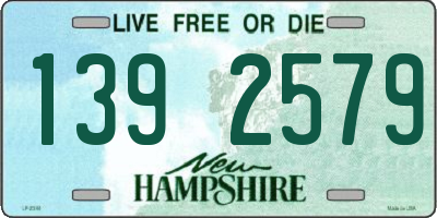 NH license plate 1392579