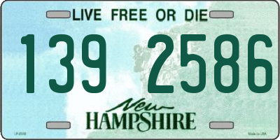 NH license plate 1392586