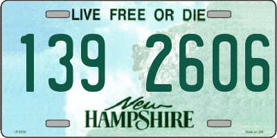 NH license plate 1392606