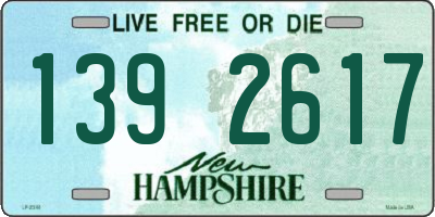 NH license plate 1392617