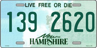 NH license plate 1392620