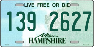 NH license plate 1392627