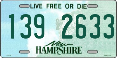 NH license plate 1392633