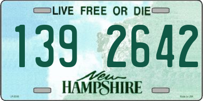 NH license plate 1392642