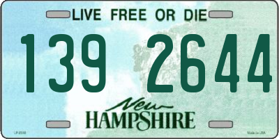 NH license plate 1392644