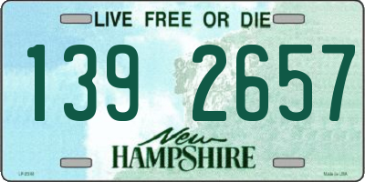 NH license plate 1392657
