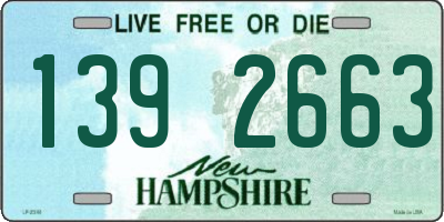 NH license plate 1392663