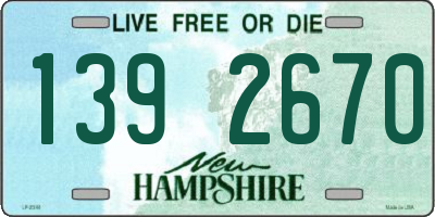 NH license plate 1392670