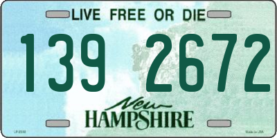 NH license plate 1392672