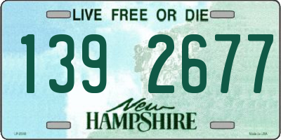 NH license plate 1392677