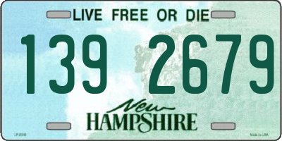 NH license plate 1392679