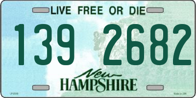 NH license plate 1392682