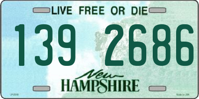 NH license plate 1392686