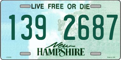 NH license plate 1392687
