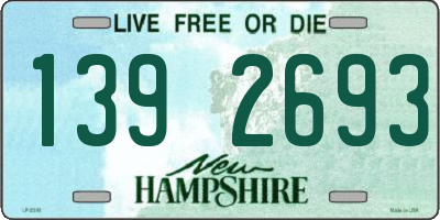NH license plate 1392693
