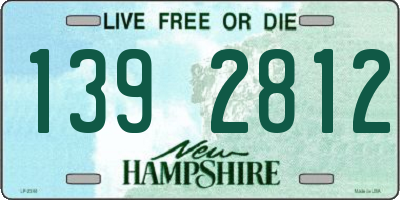 NH license plate 1392812