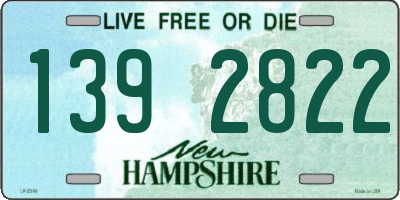NH license plate 1392822