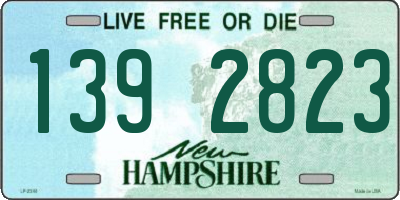 NH license plate 1392823