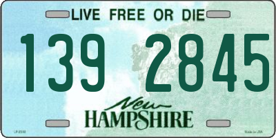 NH license plate 1392845