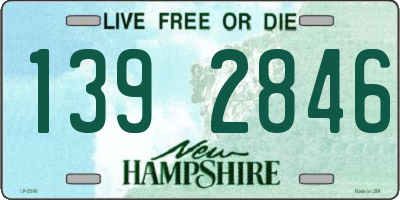 NH license plate 1392846