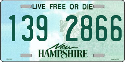 NH license plate 1392866