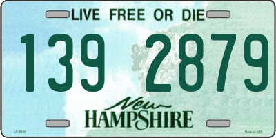 NH license plate 1392879
