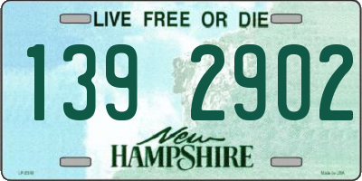 NH license plate 1392902