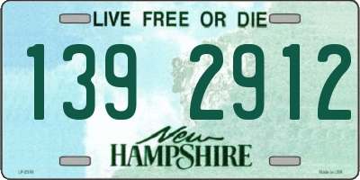 NH license plate 1392912