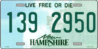 NH license plate 1392950