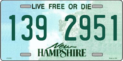 NH license plate 1392951