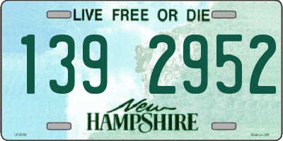 NH license plate 1392952