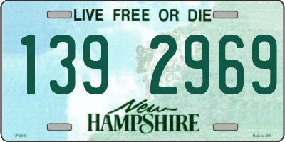 NH license plate 1392969