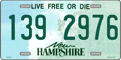 NH license plate 1392976
