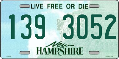 NH license plate 1393052