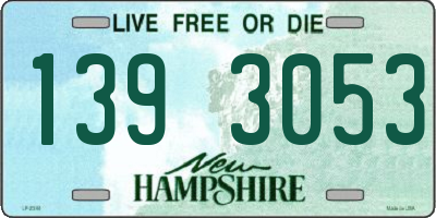 NH license plate 1393053