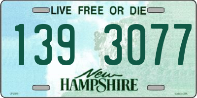NH license plate 1393077