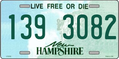 NH license plate 1393082