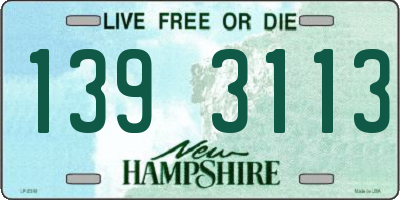 NH license plate 1393113