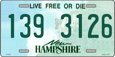NH license plate 1393126