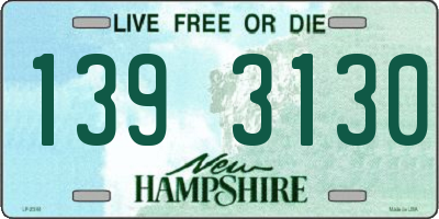 NH license plate 1393130