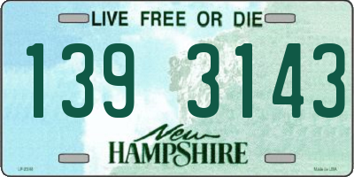 NH license plate 1393143
