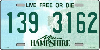 NH license plate 1393162