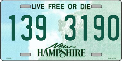 NH license plate 1393190