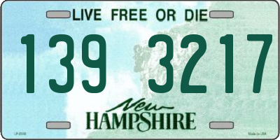 NH license plate 1393217