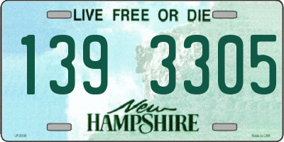 NH license plate 1393305