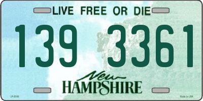NH license plate 1393361