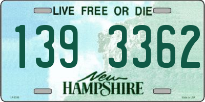 NH license plate 1393362