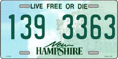 NH license plate 1393363