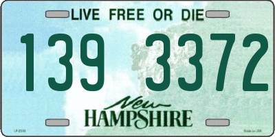NH license plate 1393372